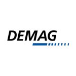 Certified Crane Inspectors reviewing a Demag crane for safety and compliance.